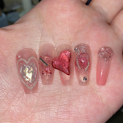 Summer Strawberry False Nail Patch