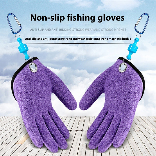 Fashion Personality Thickening Fishing Anti-tie Gloves