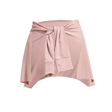 Sports Fitness One-piece Skirt Thigh-length Lace Skirt