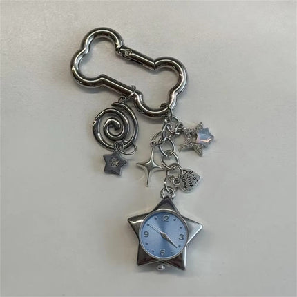 Sleutelhanger Been Pentagram Retro Sak