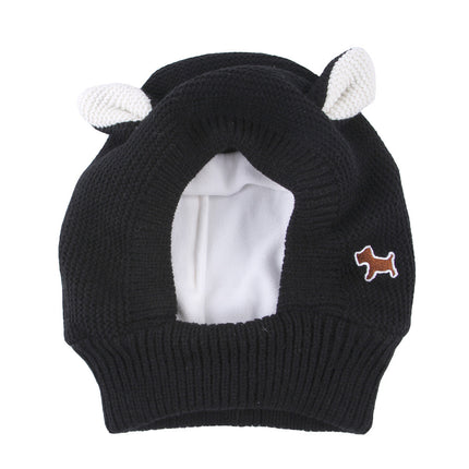 Knitted Large Dog Golden Retriever Warm And Windproof Hat