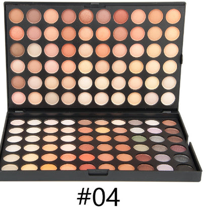 120 color eye shadow make-up tray