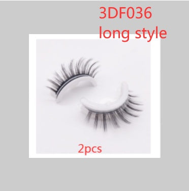 Herbruikbare 3D Nertswimpers Natuurlike Valse Wimpers Selfklevende Valse Gomvrye Grimering Wimpers Uitbreiding Sy