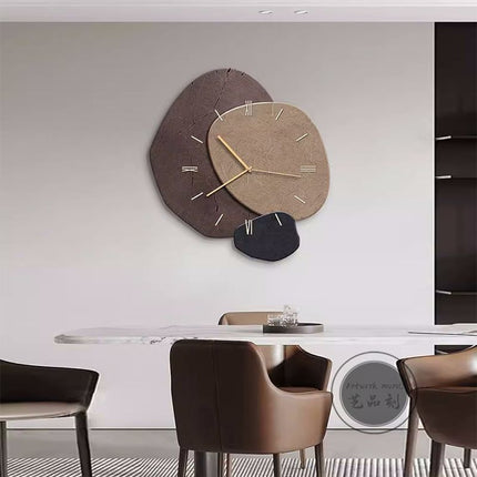 Nuwe Chinese Styl Eetkamer Eettafel Hangskildery Ponsvrye Muurhorlosie