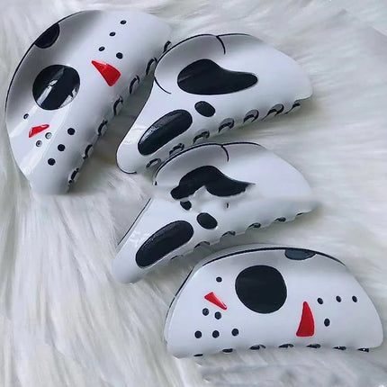 Halloween Dekoratiewe Grimas Haaspennetjies Wit