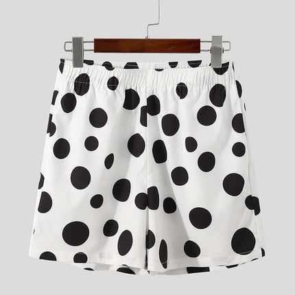 Oversized Hawaiian Beach Print Casual Shirt Set