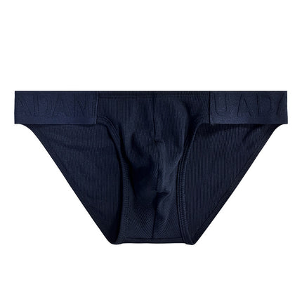 Solid Color High-fork Low-waist Briefs Sexy Full-wrapped Hip-excited Pouch Underwear