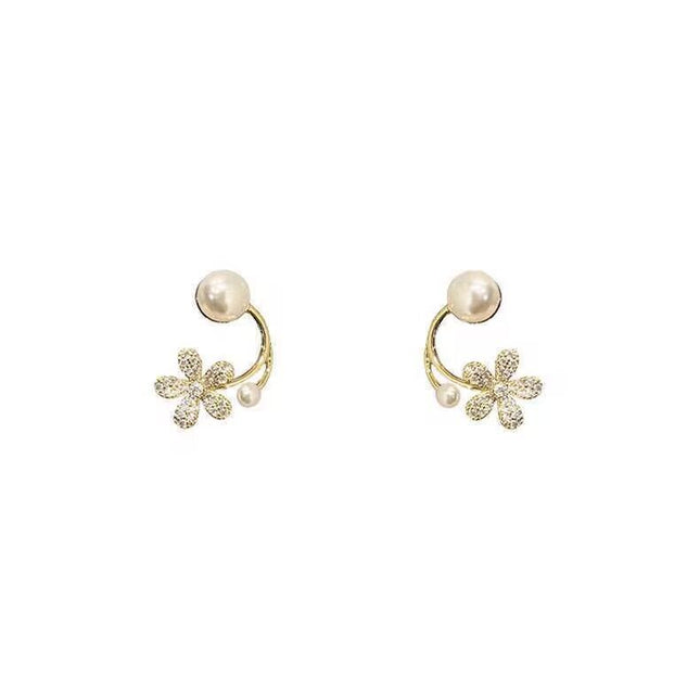 Women's Flower Elegant High-grade Earrings Summer