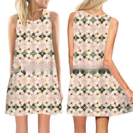 Women's New 3D Printed Sleeveless Dress