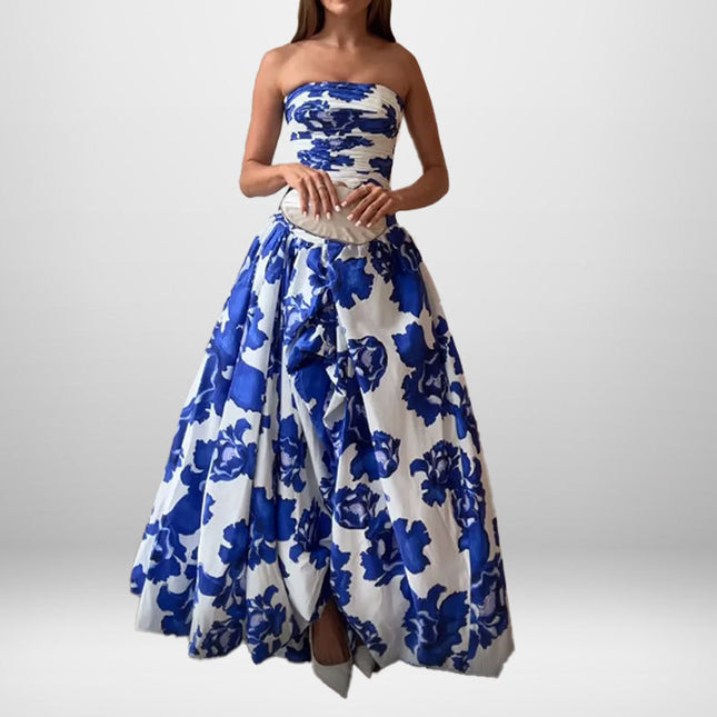 Fashion Tube Top High Waist Dress Women