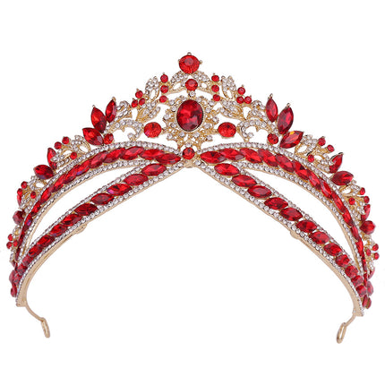 Troukoonhoofbedekking Bruids Rhinestone Troustyl Kroonbykomstighede