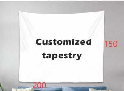 Digital printing tapestry custom home decoration background fabric