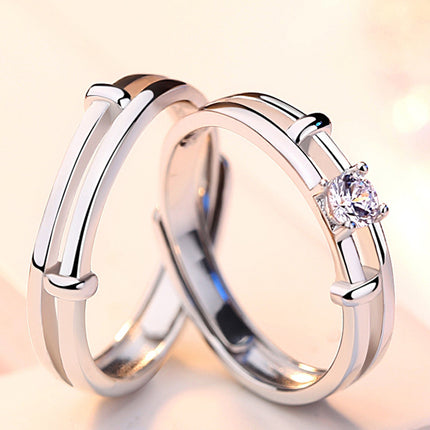 Ringe Opening Trou Simulasie Diamant Ring