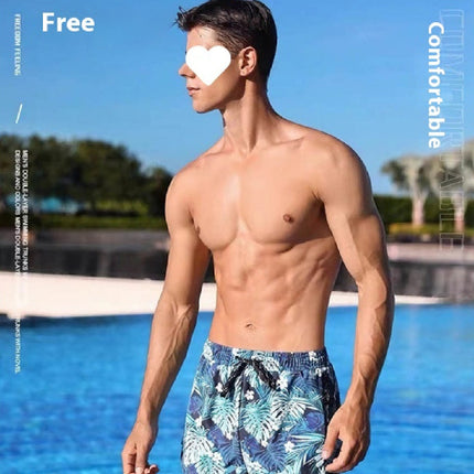 Professional Double Layer Quick-drying Anti-embarrassment Swimsuit Beach Pants