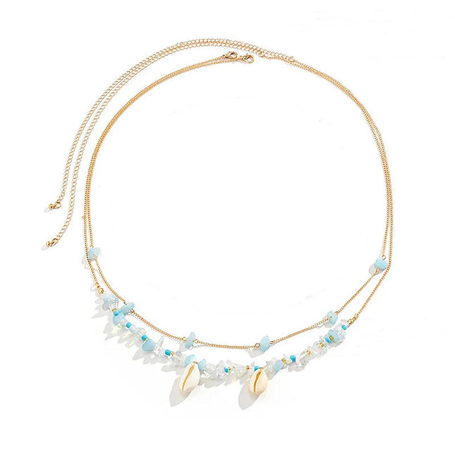 Somer Strand Sexy Onreëlmatige Gruis Hanger Middelketting