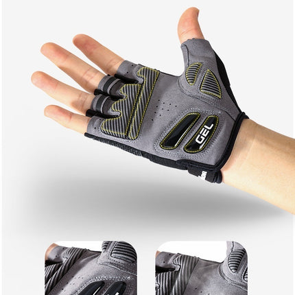 Riding Liquid Silicone Shockproof Breathable Sports Bicycle Fitness Gloves