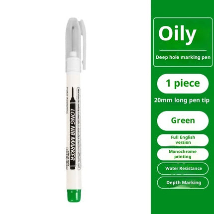 Veelkleurige Diepgat Langkop Merkpen