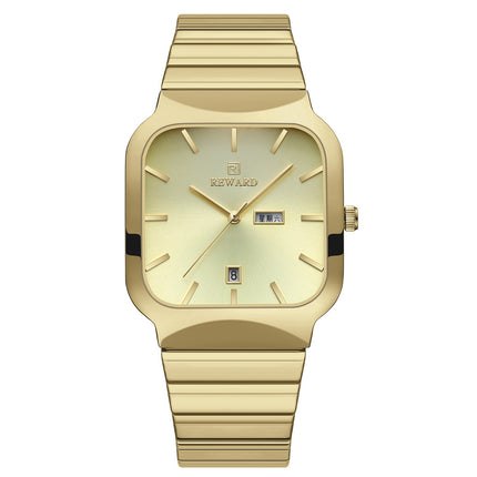 Square Double-point Casual Couple Functional Watch