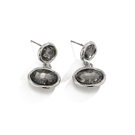 Minimalistiese Grys Diamant Geometriese Akriel Juweliersware