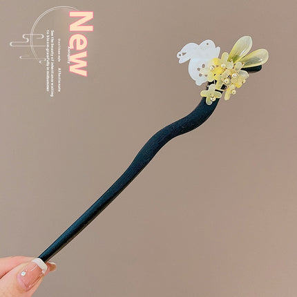 Dress Accessories Hairpin Headwear Antique Style Plate Hairpin