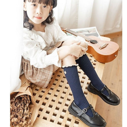 Spring And Autumn Thin Cotton Mid-length Socks