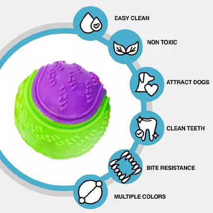 Scooby-Doo Durable Squeaky Set Of 8 Dog Balls For Teeth Cleaning Interactive UK