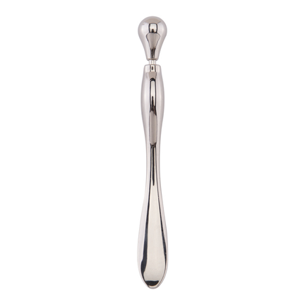 Oogroomstokrolletjie vir gesig, metaalspateltjie, poeieraansmeerder, oogroommasseerder, gesigroommasseerstokkies, oogmetaalgrimeerspatel, oogwand 10cm