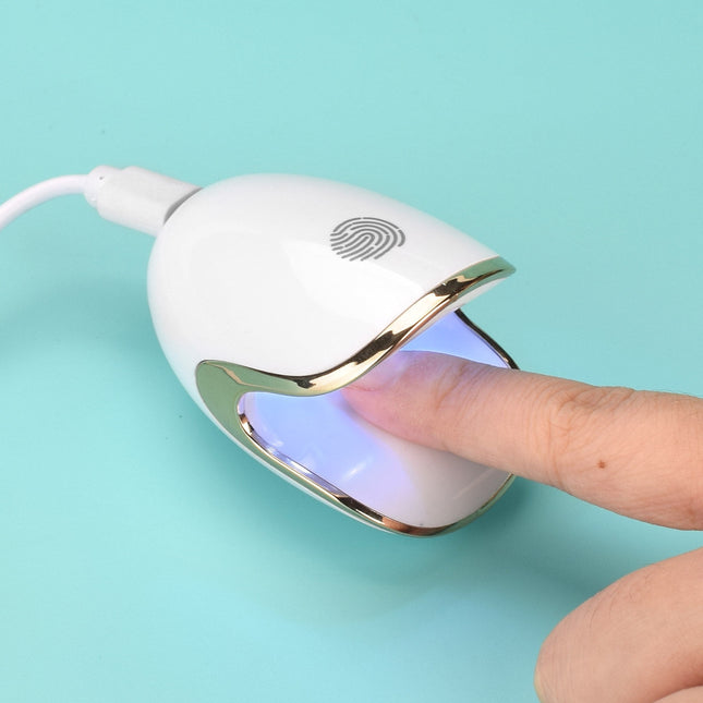 Enkelvinger 6W Huishoudelike Draagbare Nie Swart Hand LED Klein Mini Fototerapie Masjien Warm Lamp