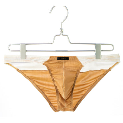 Color Matching Men's Breathable Briefs Low Waist