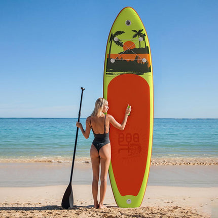 335×84, / Super Wide Inflatable Stand Up Paddle Boards / SUP For Water Sports Surfing Equipment / Ultra Stable Wide SUP for 2+1 People / All-Round Sup Board, US Fin.