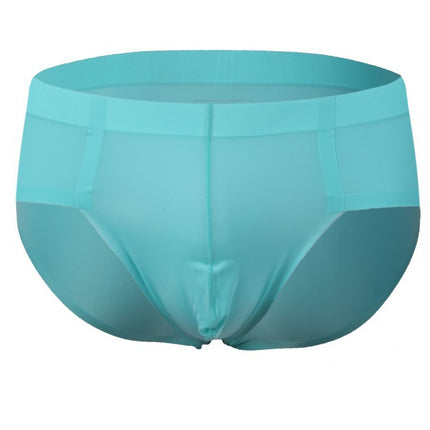Men's Low Waist Briefs Ice Silk Underwear