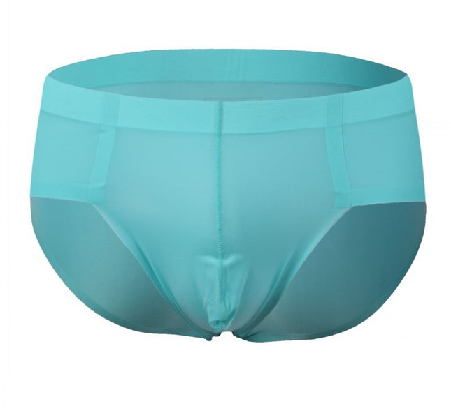 Men's Low Waist Briefs Ice Silk Underwear