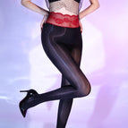 Black And Red / Closed Crotch Nine Free Size