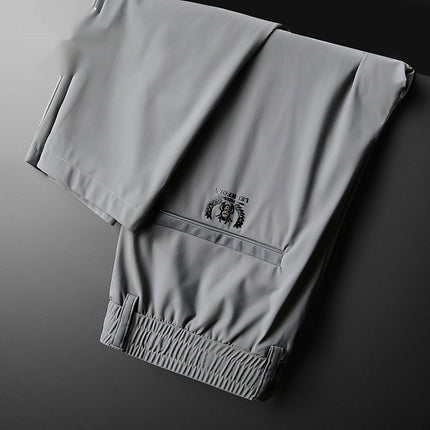 Fashion Personality Ice Silk Quick-drying Men's Trousers
