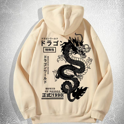 European And American Simple Printed Dark Style Hoodie