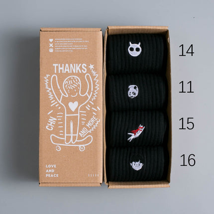 Men's Fashionable Cotton Mid-calf Sweat-absorbing And Anti-odor Socks