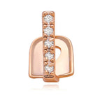 Single Rose Gold Zircon