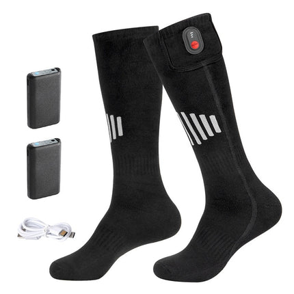 Electric Heating Pure Cotton Socks Skiing Casual Men And Women Warm-keeping Socks