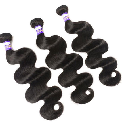 Body wave Brazilian hair curtain