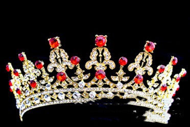 Koningin Bruids Troukroon Hoofbedekking