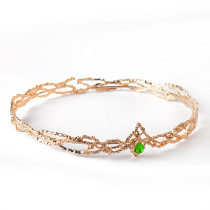 Gem Crystal Crown Hair Clasp Ladies