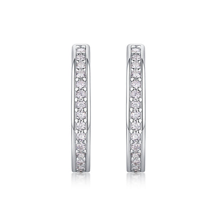 Bekendstelling - Topgehalte Moissanite Luukse, Modieuse En Liggewig Luukse Juweliersware, Silwer Knopoorbelle S925, Silwergeplateerde Platinum