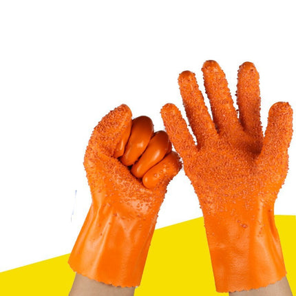 Glove Particles With Pitting And Anti Slip