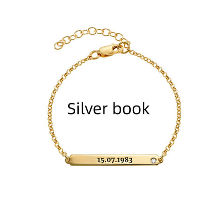 DIY Armband 925 Sterling Silwer Vir Mans En Vroue