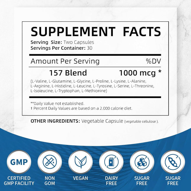 BPC-157  Supports Joint Health And Enhances Muscle Building 60 Capsules - 1000 Mcg