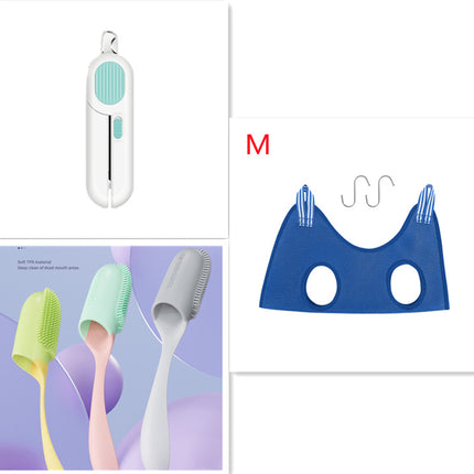 Dog And Cat Nail Clippers, Pet Nail Trimmers With LED Light, And Circular Cut-hole Cat Paw Cutter Dogs Nail Cutter Avoid Excessive Cutting