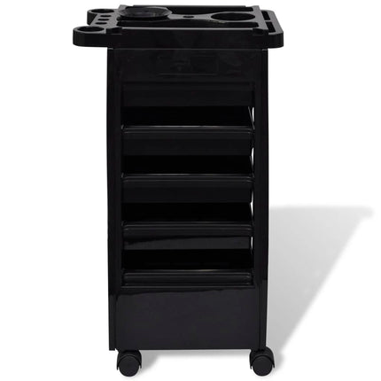 Hairdressing Trolley, Plastic with Wheels