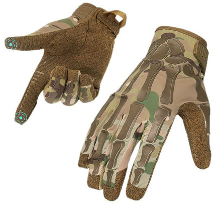 Ice Silk Non-slip Sun-proof And Breathable Full Finger Touch Screen Tactical Gloves