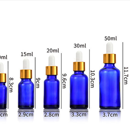 Glass Fine Oil Bottle Avoid Light Glue Head Dropper Bottle  Stock Bottling Cosmetics
