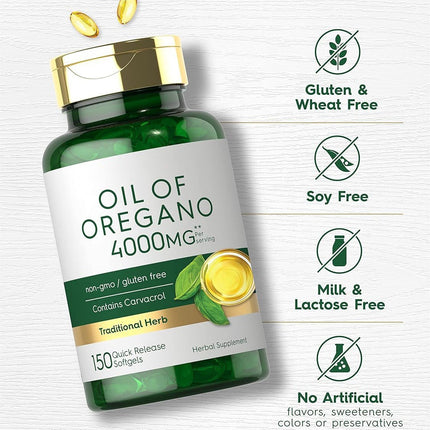 Gesondheidsorgprodukte Oregano-oliekapsule Voedingsaanvulling Sagte Kapsules